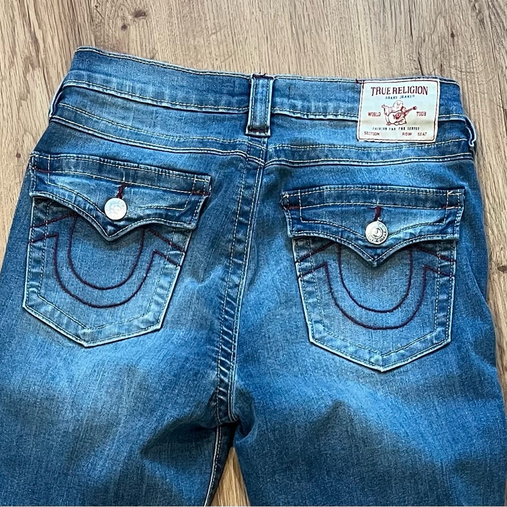 True Religion Halle High Rise Super Skinny Jeans 27